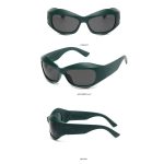 Fashion Y2K Oversized Futuristic Oval Sunglasses