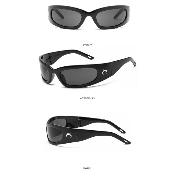 New Moon Outdoor Cycling Hip Hop Punk Sunglasses Uv400