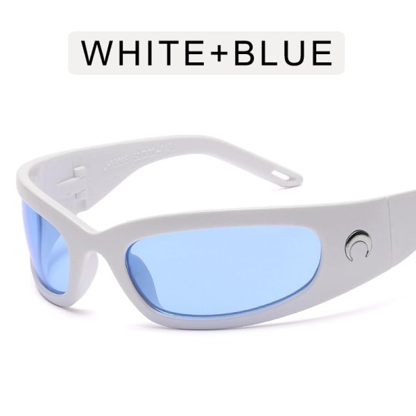 New Moon Outdoor Cycling Hip Hop Punk Sunglasses Uv400