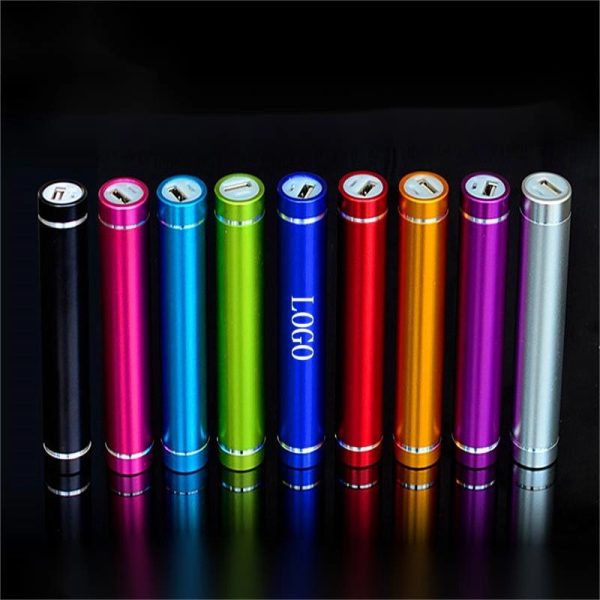 Cylinder Colorful 2200Mah Lipstick Power Bank