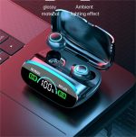 Wireless Stereo Headphones Led Display Earbuds