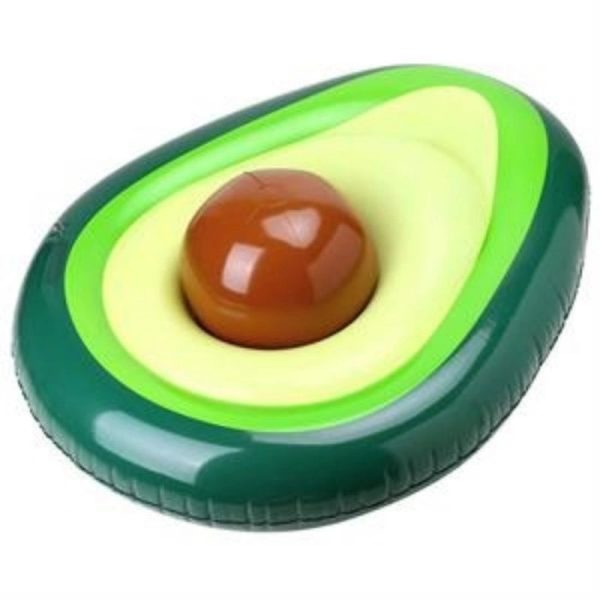 Inflatable Avocado Pool Float With Ball