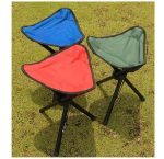 Folding Tripod Stool Chair With Carrying Bag