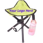 Folding Tripod Stool Chair With Carrying Bag