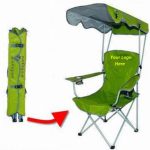 Foldable Beach Chair With Sunshade