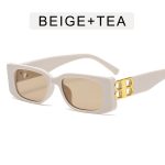 Bb Square-Frame Gold-Tone Sunglasses