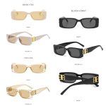 Bb Square-Frame Gold-Tone Sunglasses