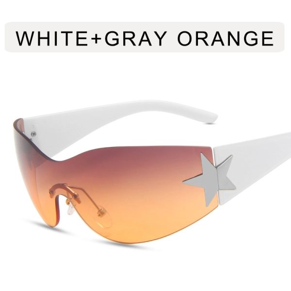 Rimless Pentagram Sunglasses