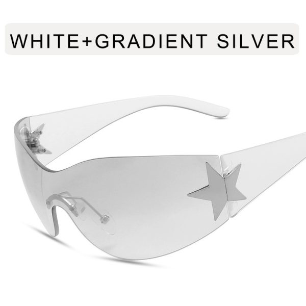 Rimless Pentagram Sunglasses