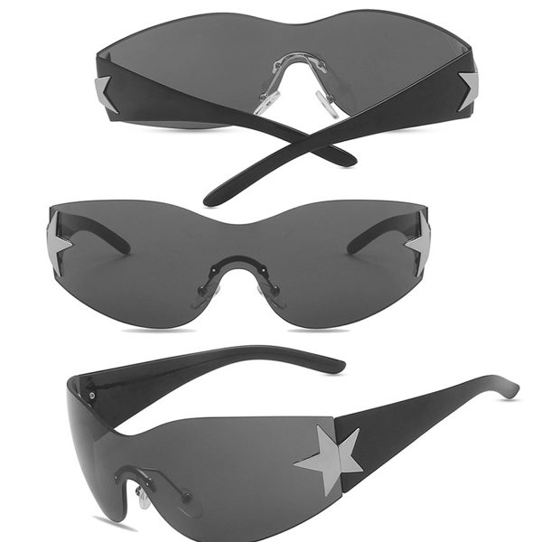 Rimless Pentagram Sunglasses