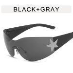 Rimless Pentagram Sunglasses