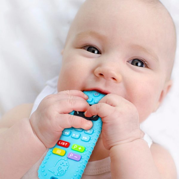 Silicone Baby Remote Control Toys Bite