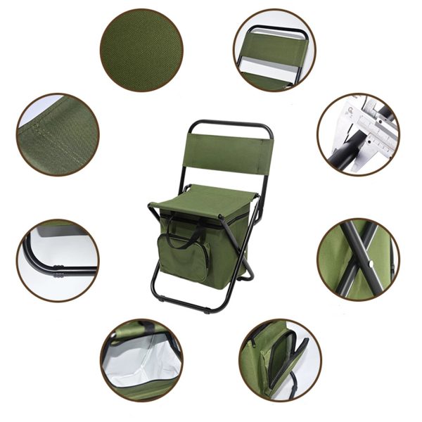 Portable Outdoor Folding Ice Bag Chair