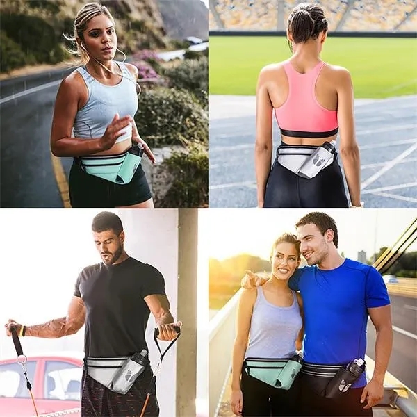 Running Belt With Water Bottle Holder