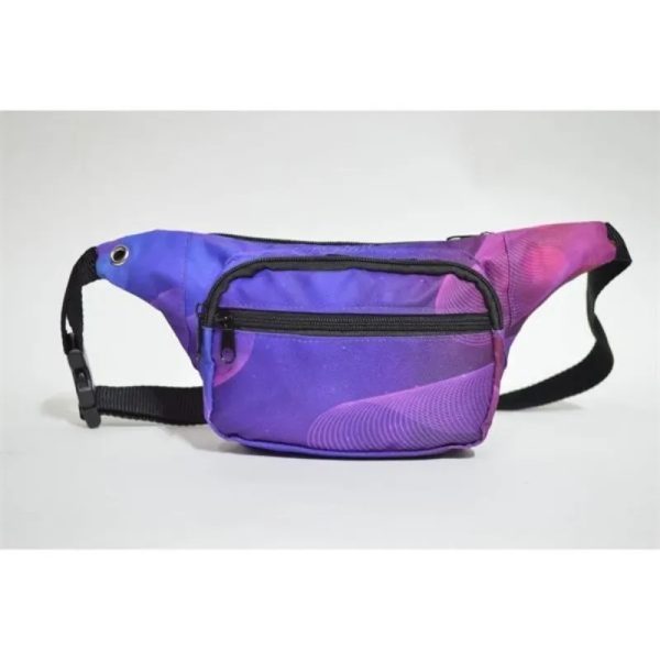 3 Zipper Waist Pack Full Wrap Sublimation Fanny Bag