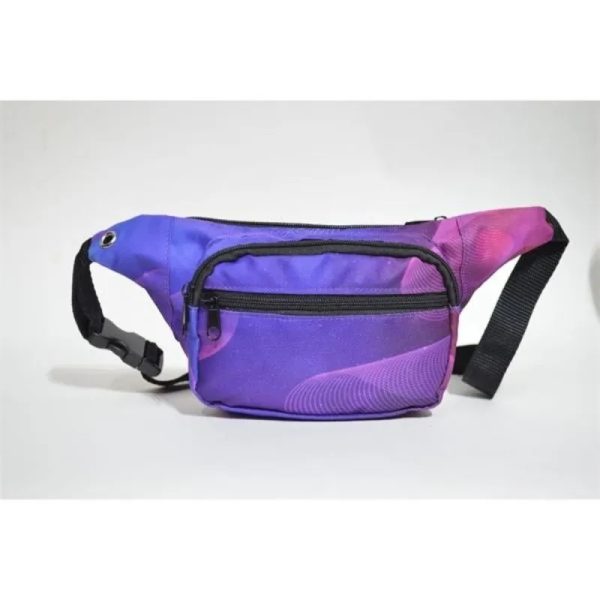 3 Zipper Waist Pack Full Wrap Sublimation Fanny Bag