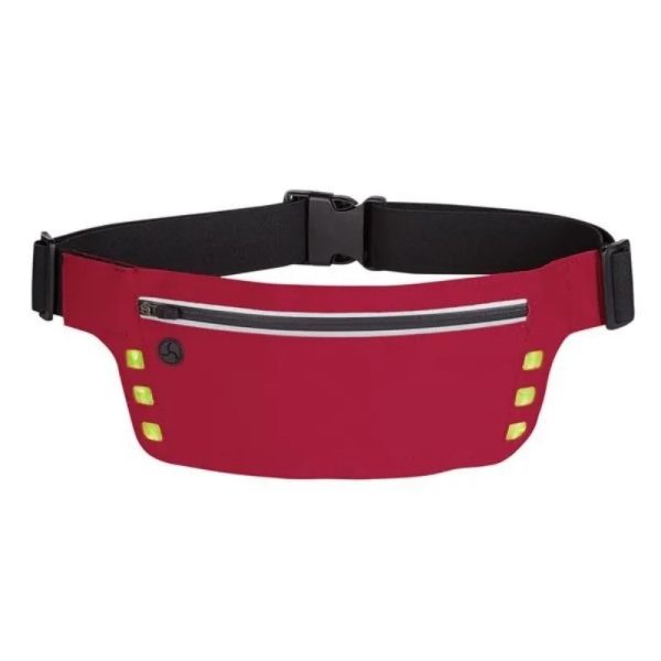 Safety Strip Accented Belt Bag