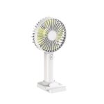 Round Handheld Fan With Phone Stand