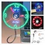 Usb Fan With Led Display Custom Message