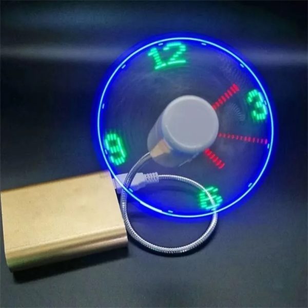 Usb Fan With Led Display Custom Message