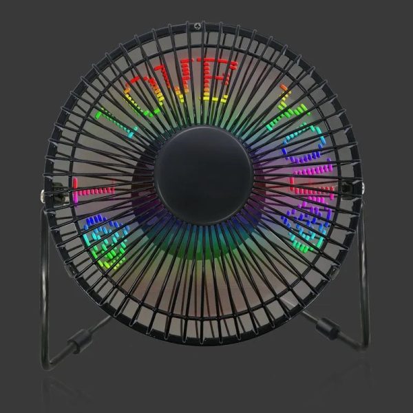 6" Usb Programmable Desk Fan