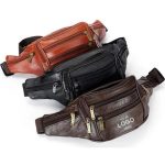 Leather Sports Money Saving Belt Bag