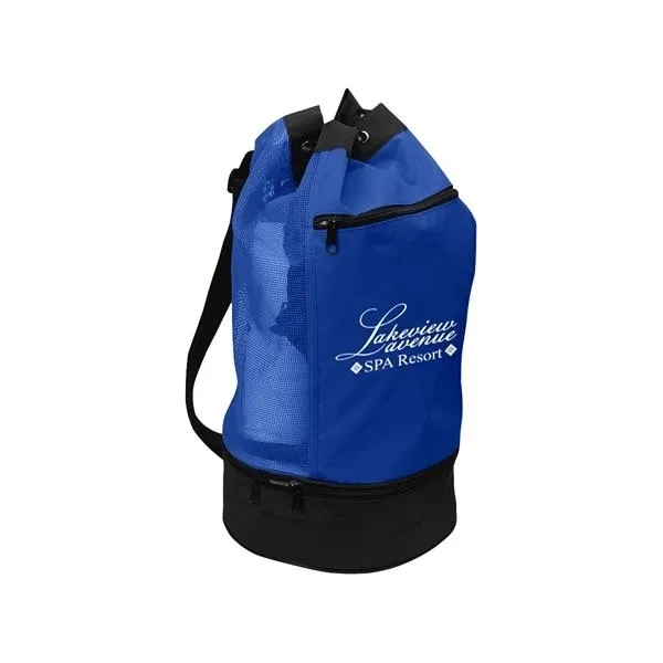 Beach Bag With Insulated Lower Compartment