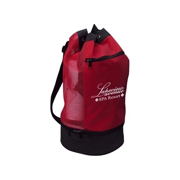 Beach Bag With Insulated Lower Compartment