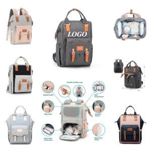 High Quality Diaper Bag Backpack W/ Insulated Pockets