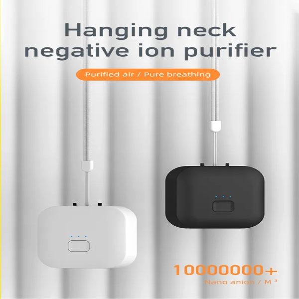 Mini Usb Necklace Air Purifier With Negative Ionizer