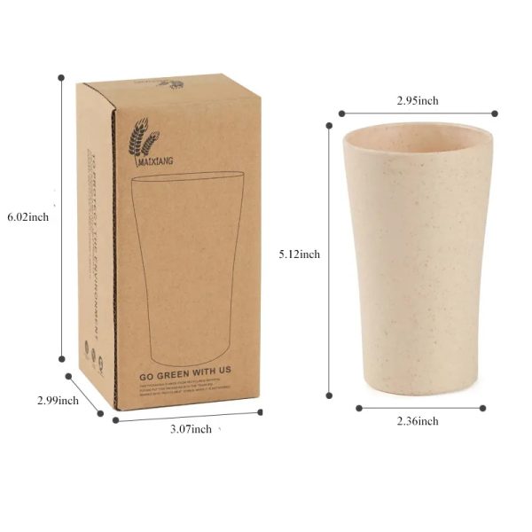 7.4 Oz. Eco-Friendly Unbreakable Reusable Cup