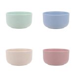 100% Bpa-Free Wheat Straw Fiber Snack Bowls(4 Pcs)