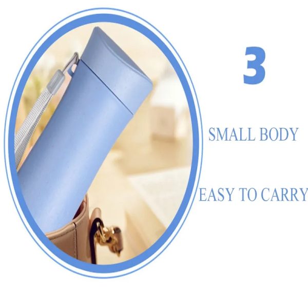 Simple Wheat Straw Fiber Water Bottle