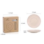 Healthy & Eco-Friendly Dinner Plates(4 Pcs)