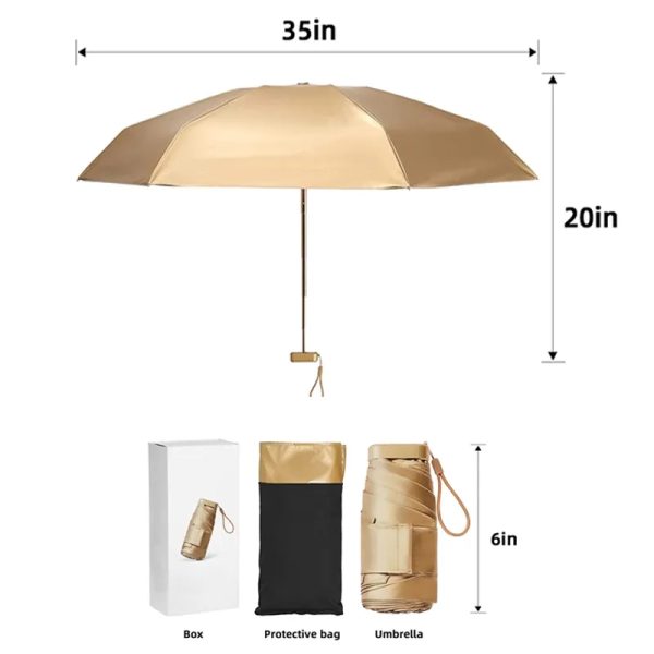 Mini Compact Folding Umbrella