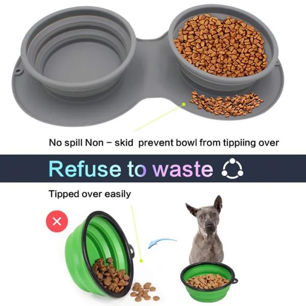 Foldable Collapsible Pet Bowl