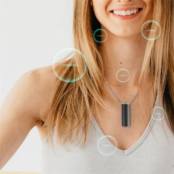 Mini Portable Wearable Necklace Air Purifier