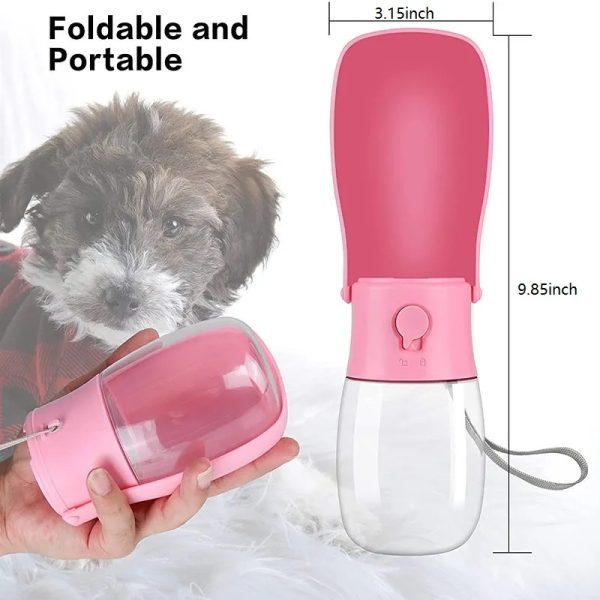 10Oz Folding Dog Water Bottle