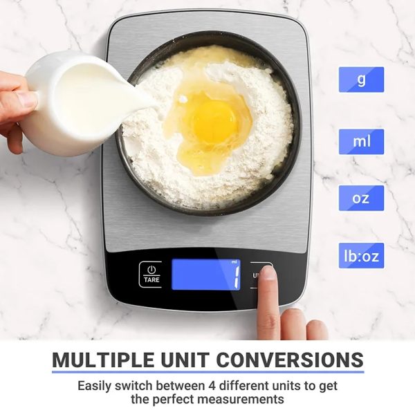 Food Scale 11Lb/5Kg X 1G/0.05Oz Accuracy(Battery Operated)