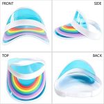 Rainbow Pvc Sun Cap