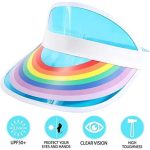 Rainbow Pvc Sun Cap