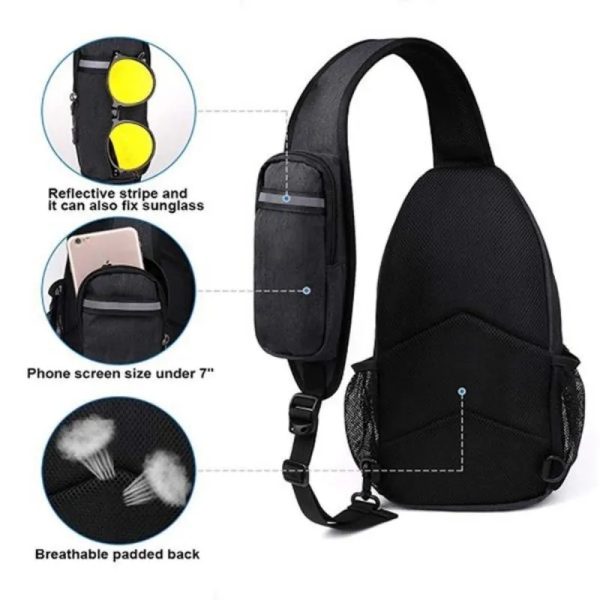 Crossbody Strap Backpack