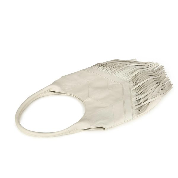 Cowhide Casual Tassel Bag