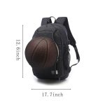 Oxford Cloth Basketball Bag Outdoor Sports Backpack