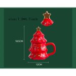 Christmas Theme Cup Tree Large Capacity Mug