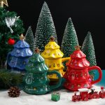 Christmas Theme Cup Tree Large Capacity Mug