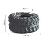 Small Tire Pet Sound Toy, Rubber Lined Dog Toy