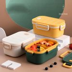 Portable Double-Layer Sealed Lunch Box