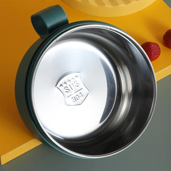 Stainless Steel Lunch Box,Instant Noodle Box With Tableware