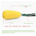 Pet Corn Sound Grinding Stick Dog Toothbrush Toy